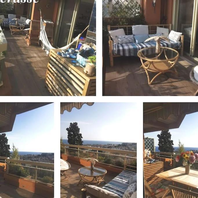 Appartement Nice Centre Vue Mer Avec Piscine Pour Famille, Couple D'Amis Pas De Groupes De Jeunes Autorises Екстериор снимка